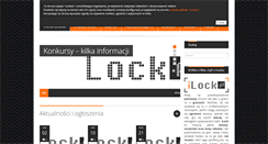 Desktop Screenshot of ilock.pl